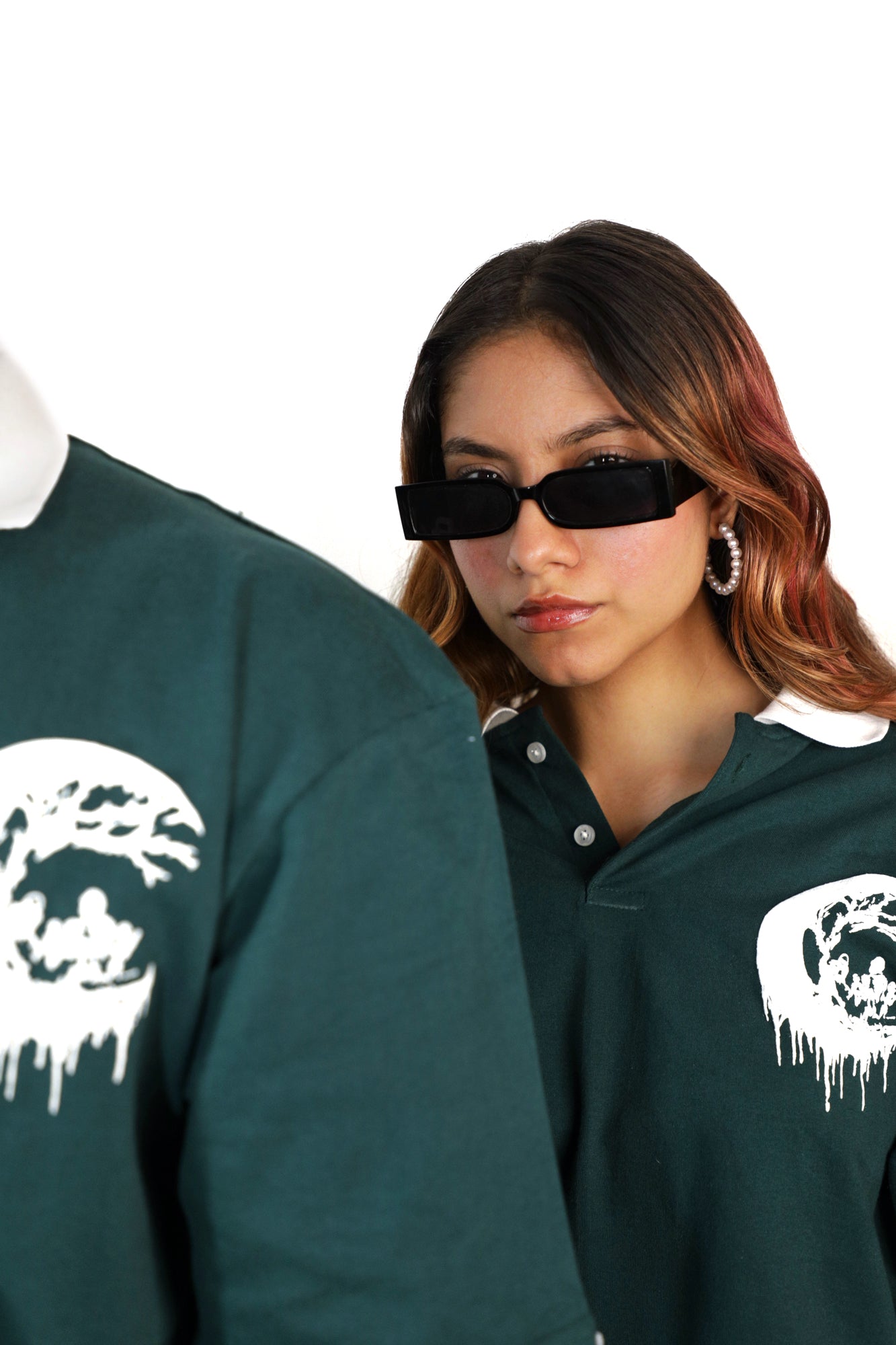 The Magical Skull - Green Oversized T-shirt