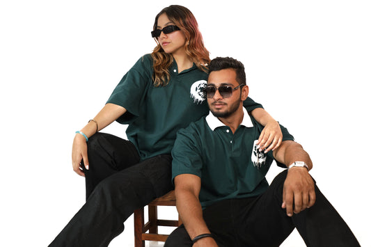 The Magical Skull - Green Oversized T-shirt